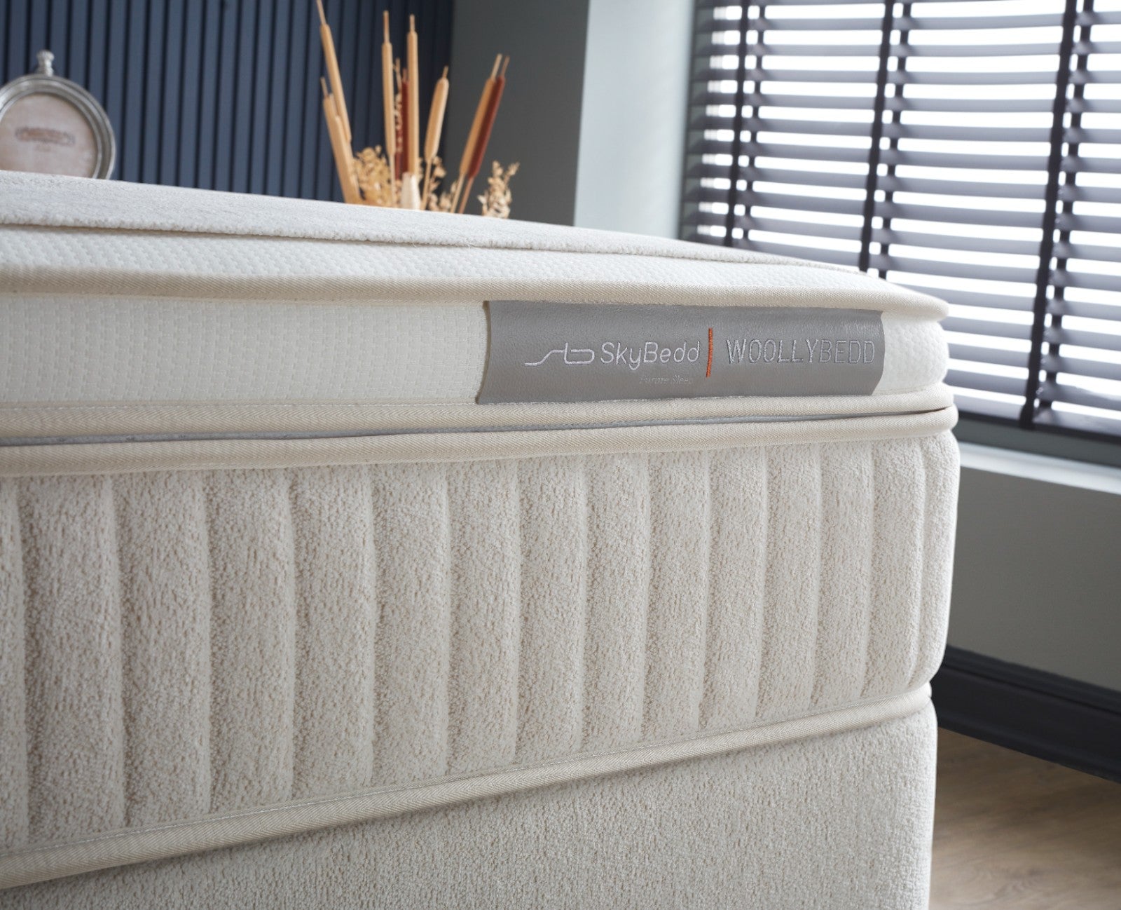 BSS WOOLLYBEDD | Ensemble de lit à sommier tapissier