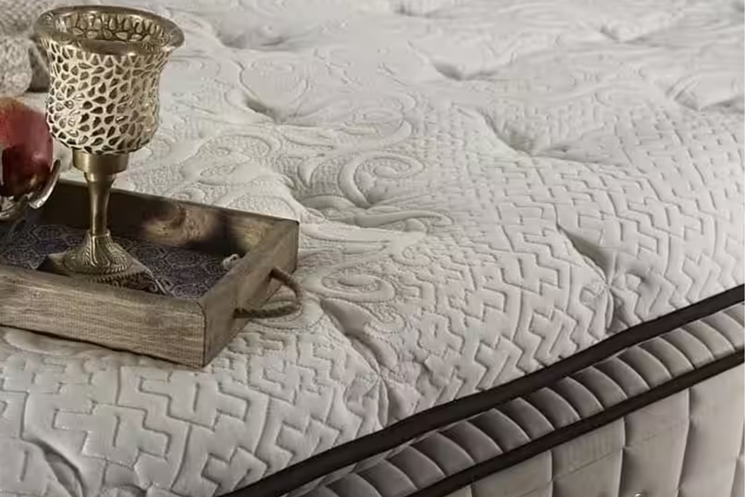 Ensemble de lit sommier BSS BEDDING WOOL TOUCH | Matelas H2/H3