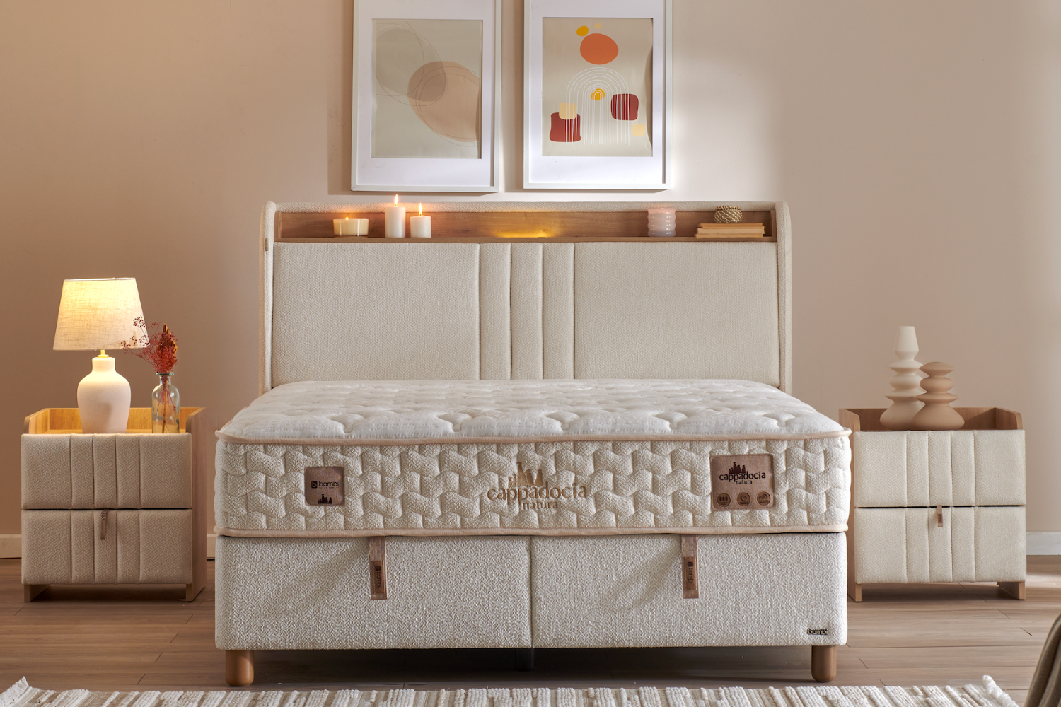 Bambi | Cappadoce | Ensemble de lit à sommier H3