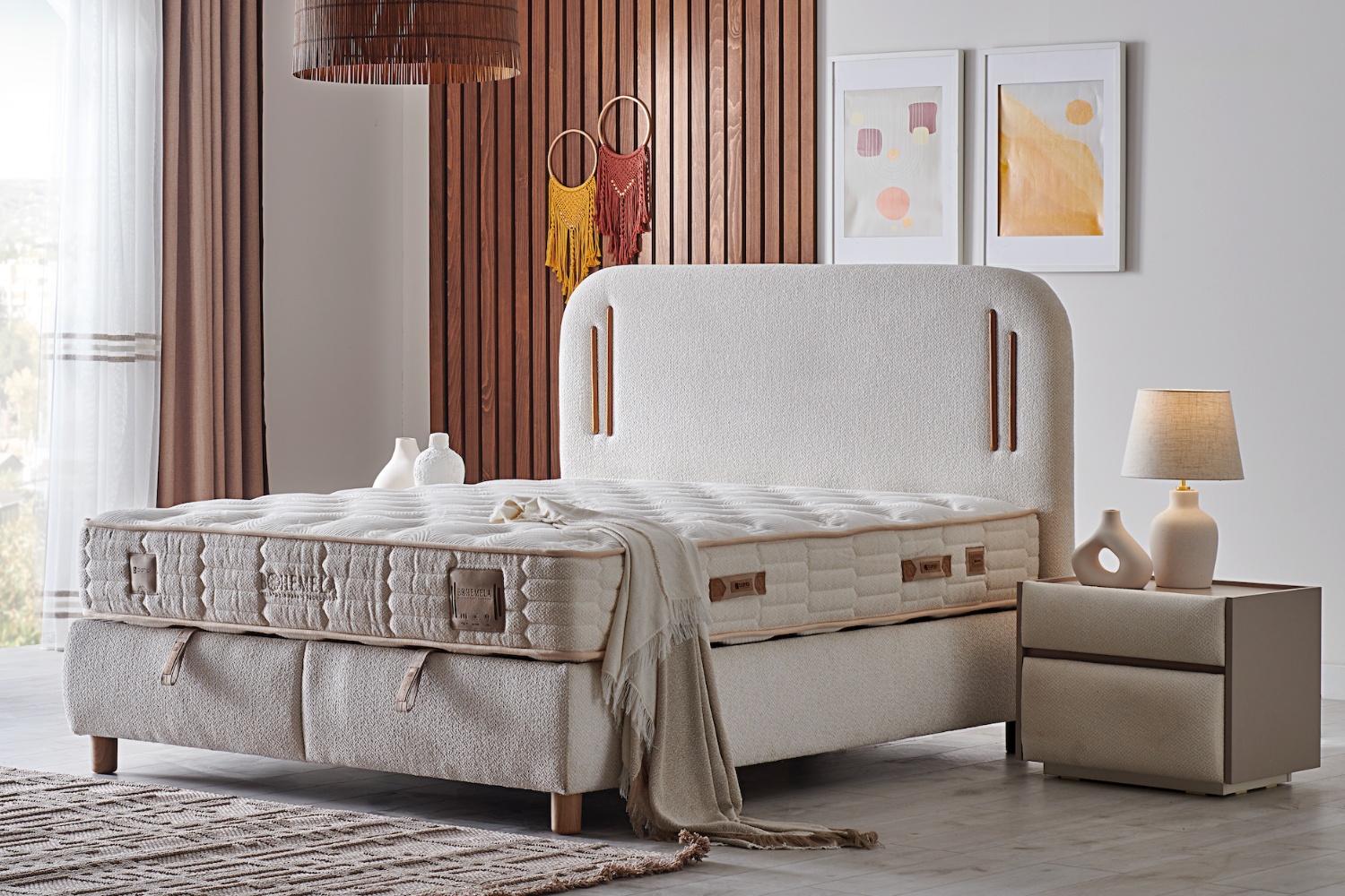 Bambi | Bohomela | Ensemble de lit à sommier H3