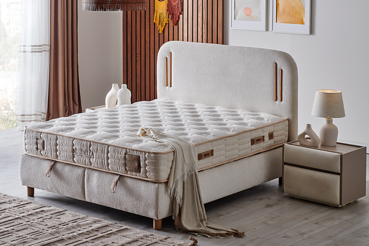 Bambi | Bohomela | Ensemble de lit à sommier H3