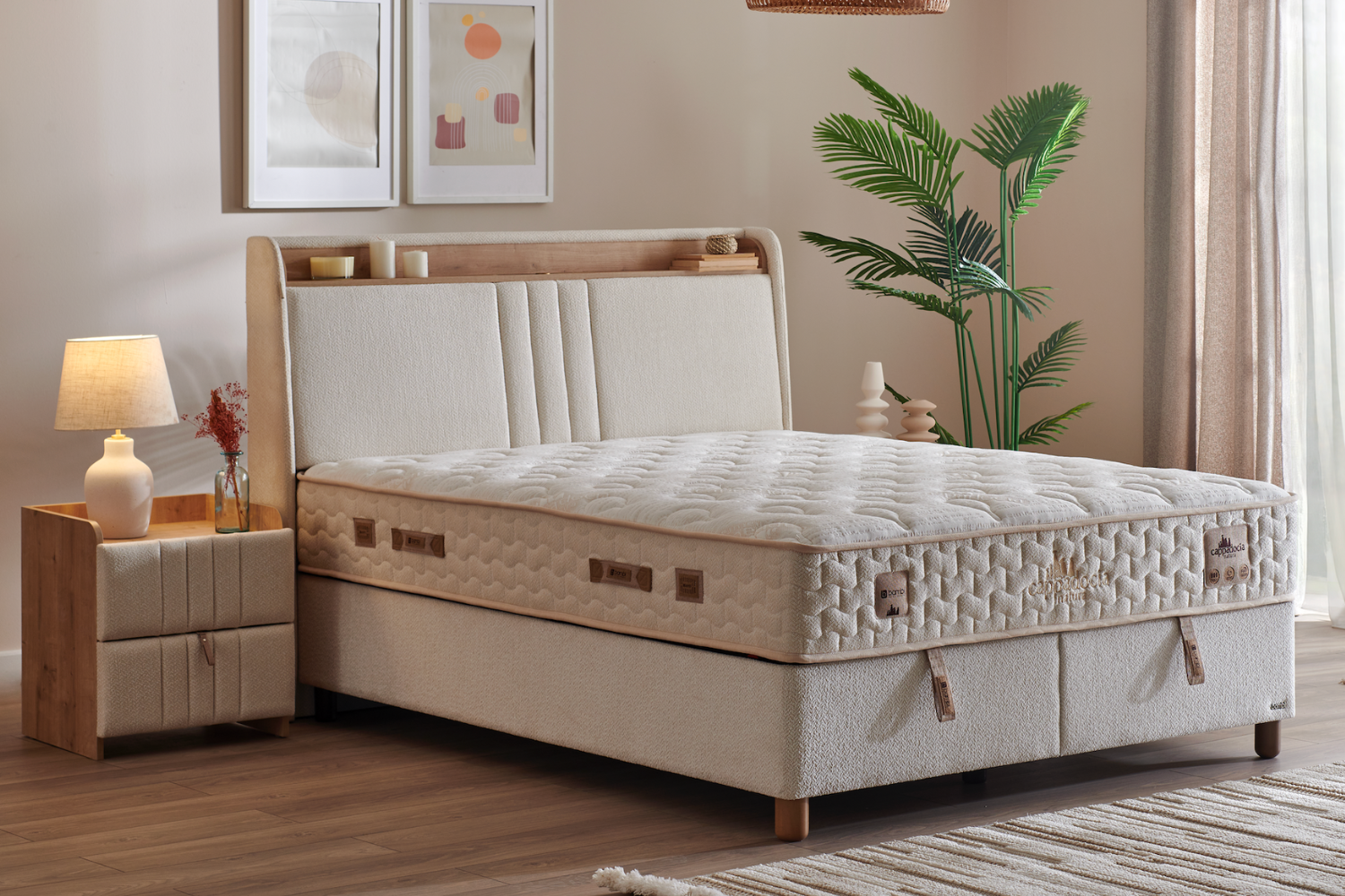 Bambi | Cappadoce | Ensemble de lit à sommier H3