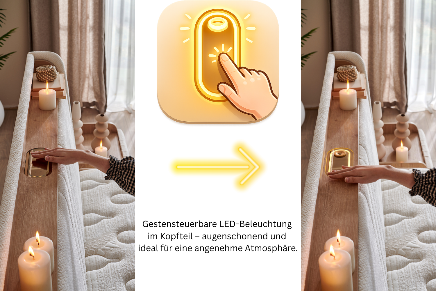 Bambi | Cappadoce | Ensemble de lit à sommier H3