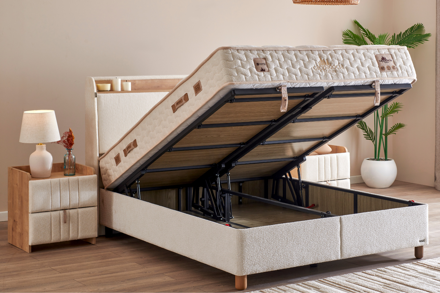 Bambi | Cappadoce | Ensemble de lit à sommier H3