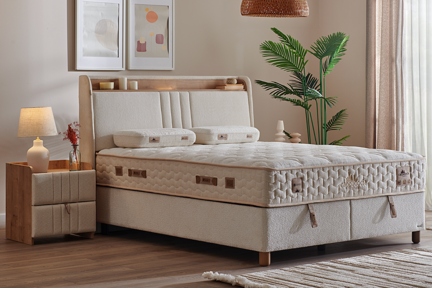 Bambi | Cappadoce | Ensemble de lit à sommier H3