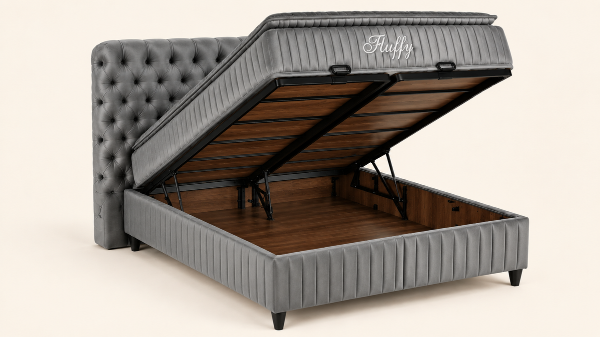 BSS FLUFFY | Ensemble de lit coffre