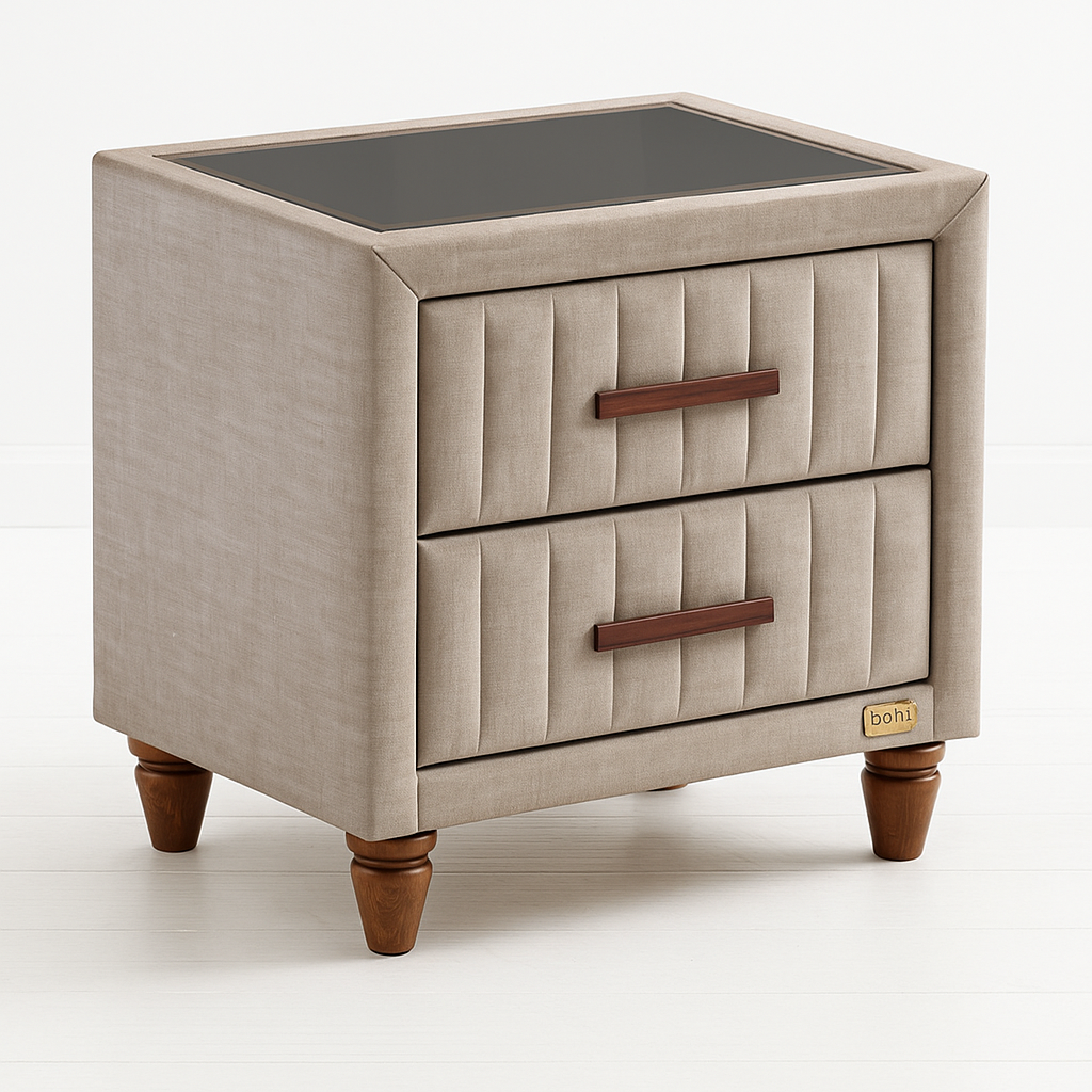 Bambi | Kapok Naturel | Ensemble de lit à sommier H3