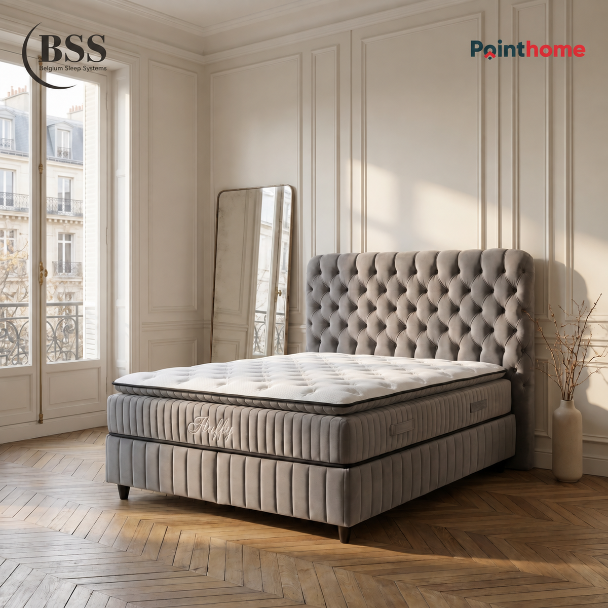 BSS FLUFFY | Ensemble de lit coffre