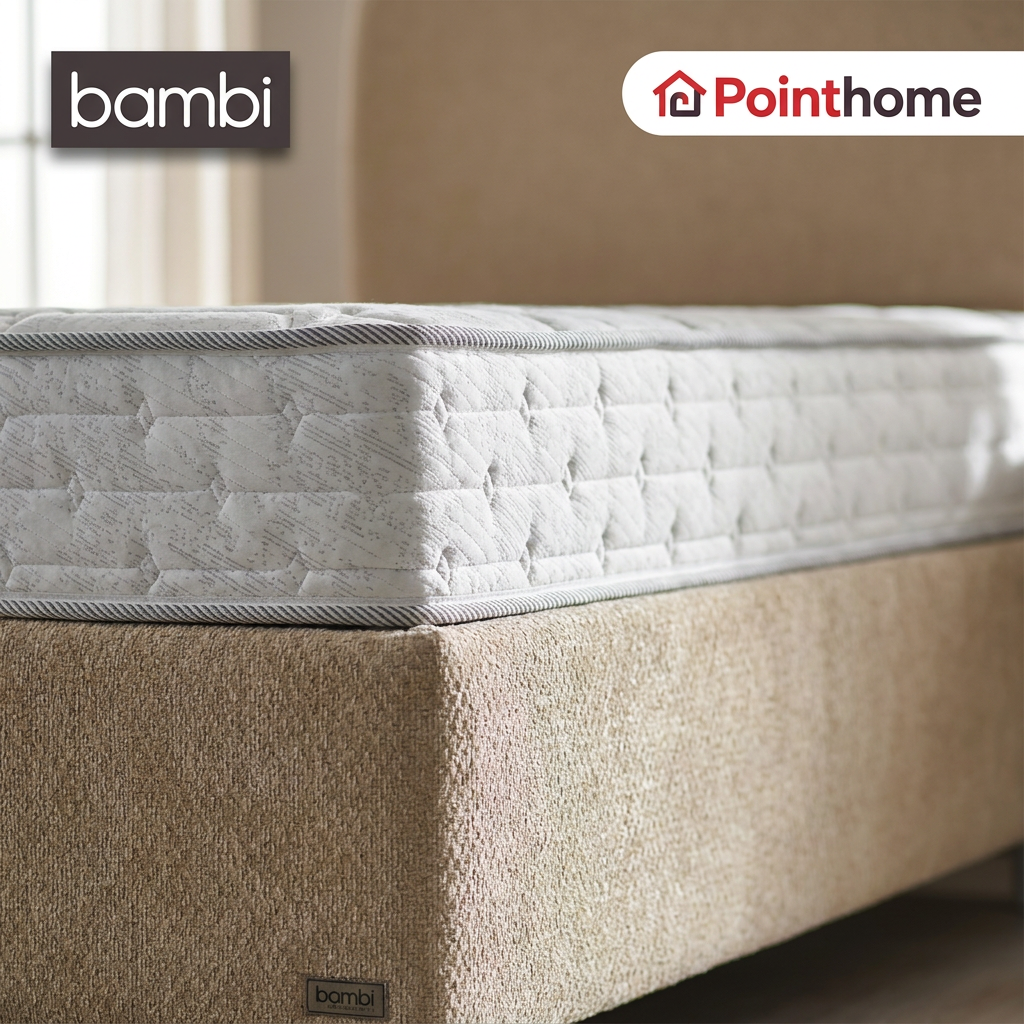 Détail du sommier coffre Bambi Dozy beige