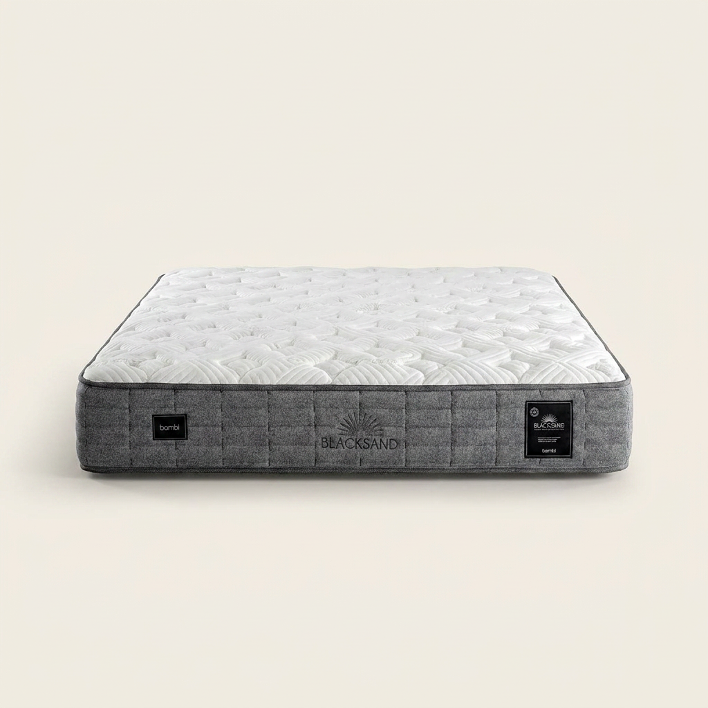 Matelas Bambi Blacksand 31 cm à ressorts ensachés, fermeté ferme