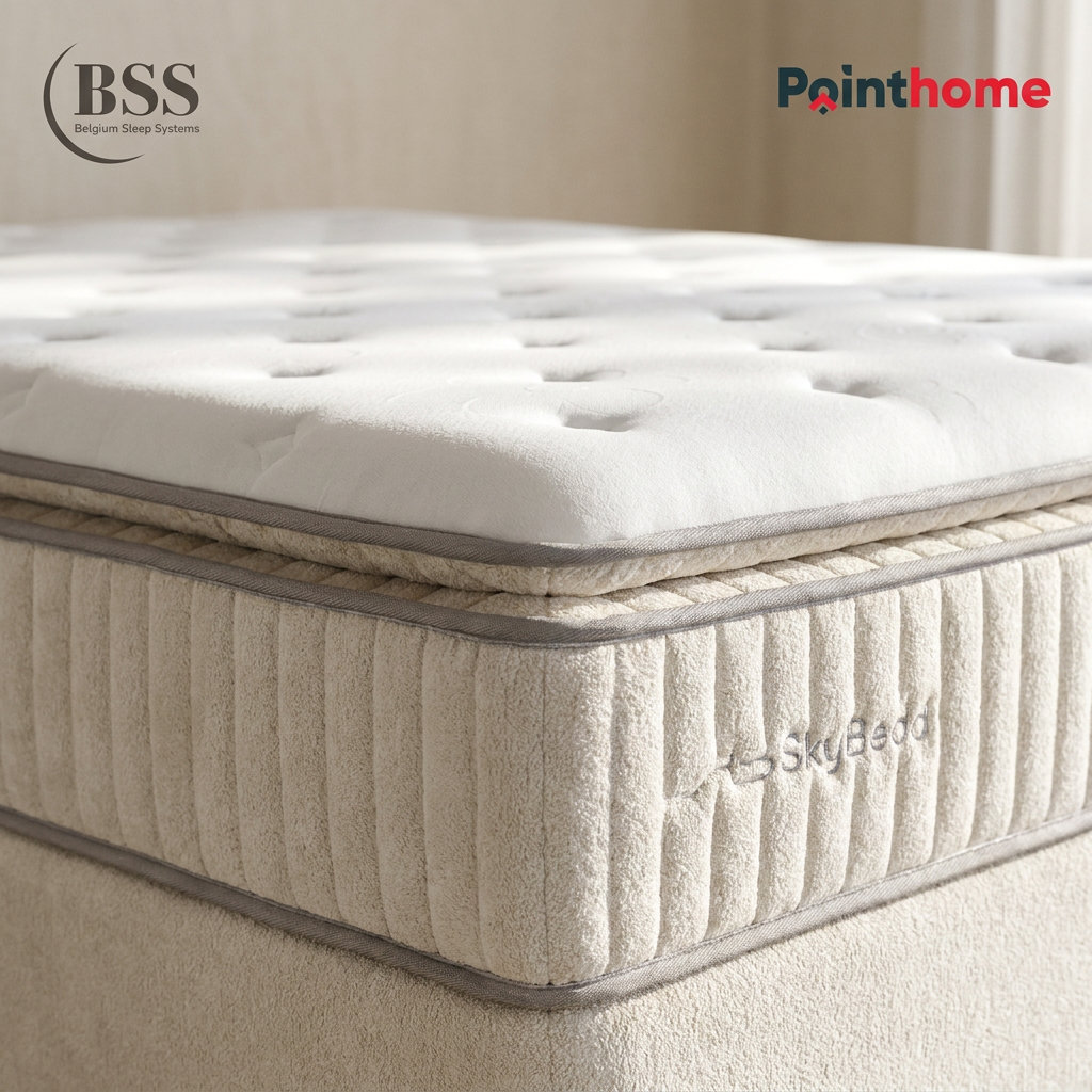 Angle du matelas BSS Bohembedd et de son matelassage
