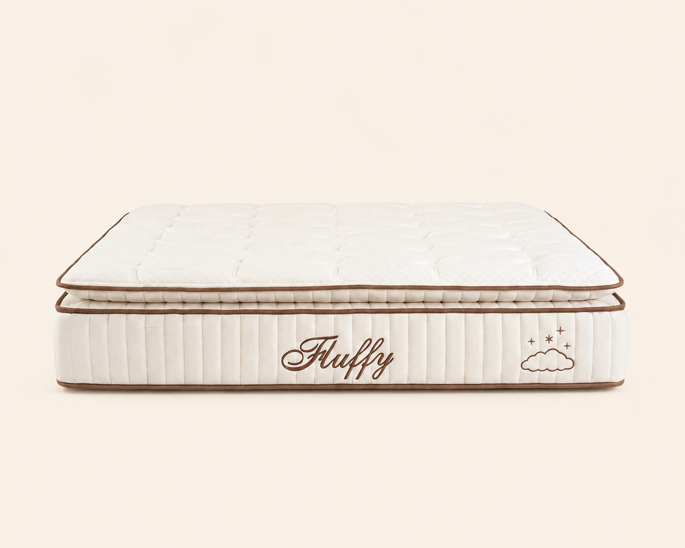 Matelas BSS Fluffy H3 moelleux avec surmatelas intégré