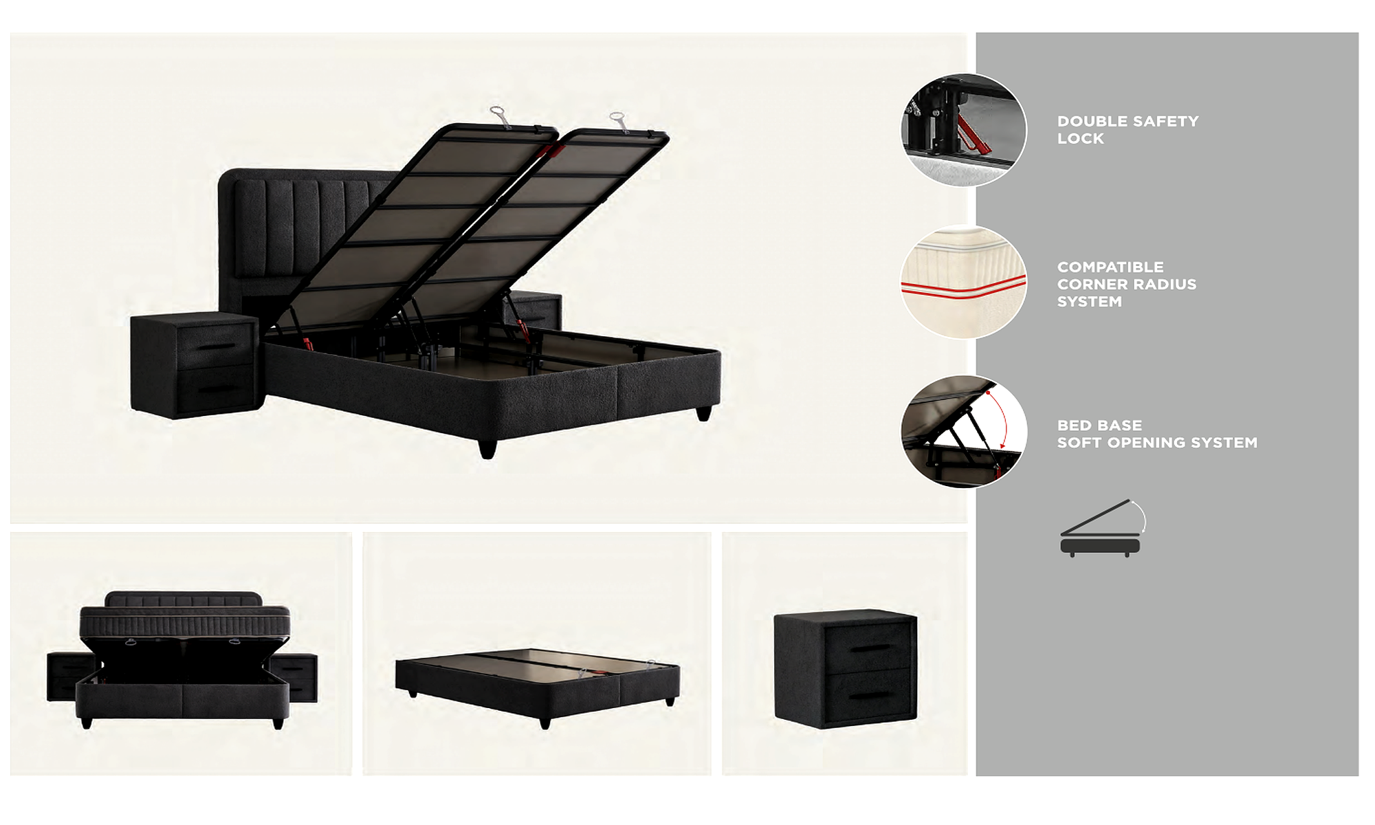 BSS LEOBEDD | Ensemble de sommier